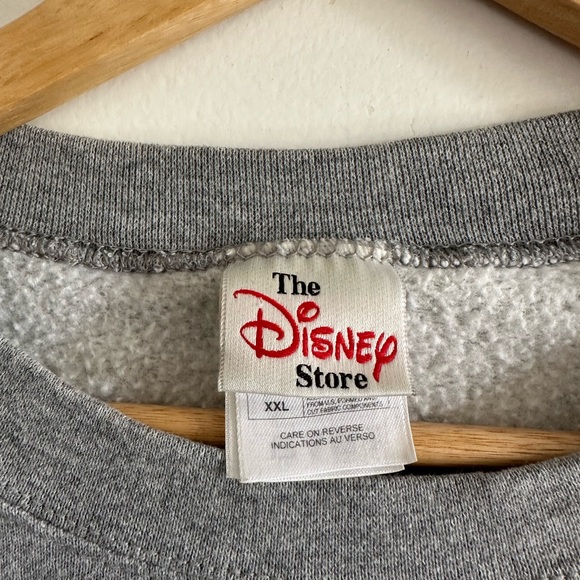 Vintage The Disney Store Grumpy ‘Mad About You’ Gray Crewneck Sweatshirt - Picture 5 of 6